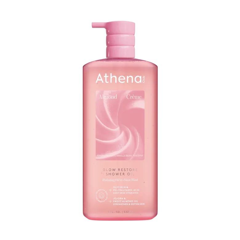 Glow Restore Shower Oil Q9 Almond Crème